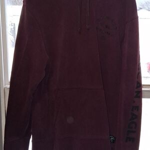 American Eagle Outfitters US of A 1977 Men's Maroon Hoodie Size XXL
